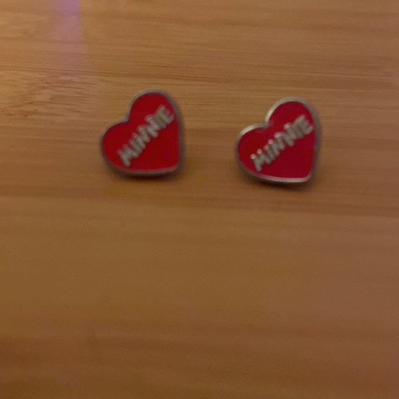 Disney parks Vintage 3 pairs Minnie Mouse pierced stud earrings stainless steel? - Picture 3 of 4